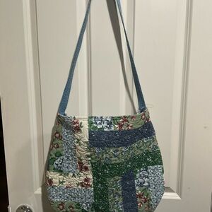 Floral Patchwork Shoulder Bag